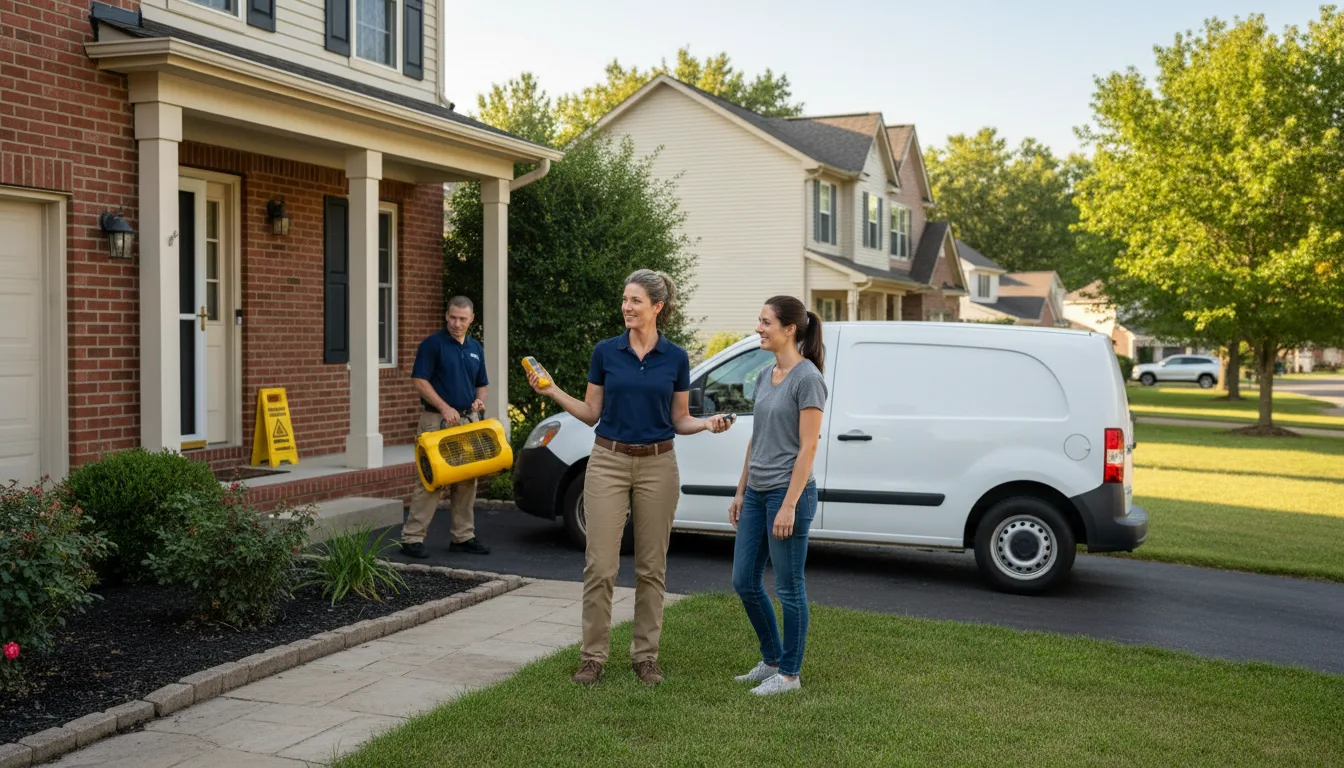 Residential water damage restoration in Hudson, CO